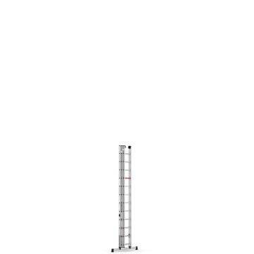 Çağsan Smart Level Üç Parçalı Sürgülü Alüminyum Merdiven 3x12 Basamaklı - PRO_3x12