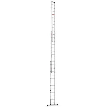 Çağsan Smart Level Üç Parçalı Sürgülü Alüminyum Merdiven 3x12 Basamaklı - PRO_3x12