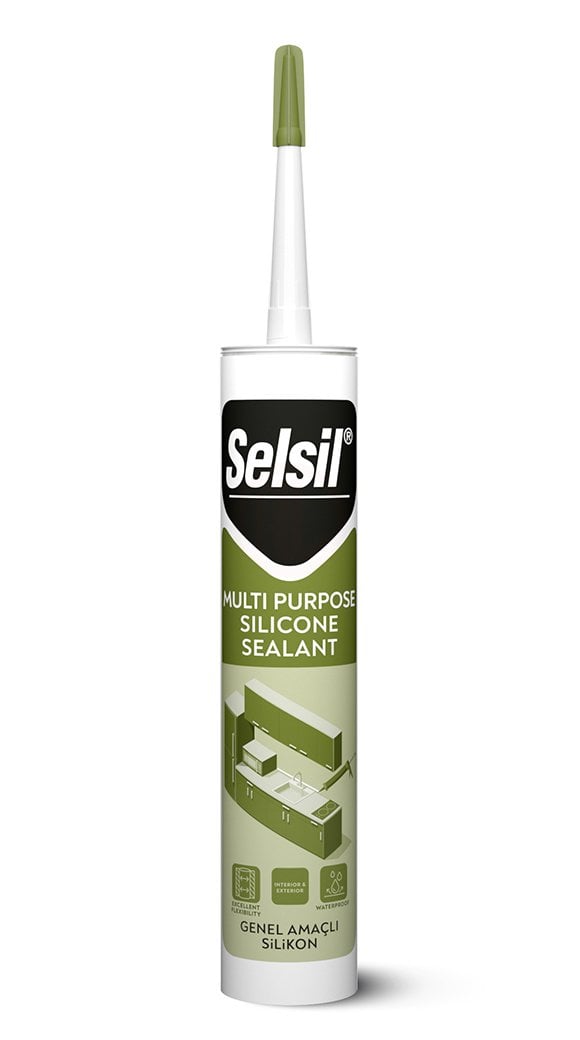 Selsil Genel Amaçlı Silikon 310 ml Beyaz