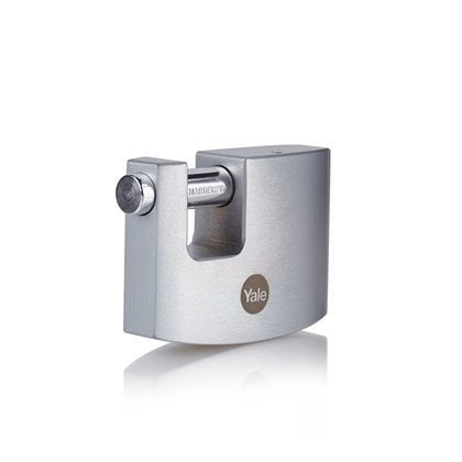 Yale Kilit DMU Krom Kaplamalı Asma Kilit Kayar Pimli 60 mm (Blister) - Y124/60/110/1