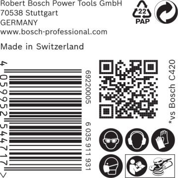 Bosch Expert Zımpara Kağıdı 93x186 120 Kum 8 Delikli 10 Lu Paket (2608901133) - 2608901133