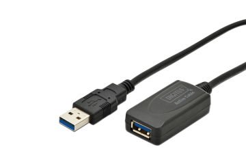 Assmann Usb 3.0 Repeater / Uzatma Kablosu, Usb A Erkek / A Dişi, 5 Mt