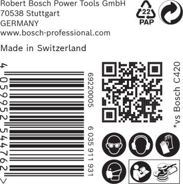 Bosch Expert Zımpara Kağıdı 93x186 120 Kum 8 Delikli 10 Lu Paket (2608901138) - 2608901138