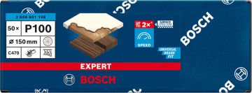 Bosch Expert Zımpara Kağıdı 93x186 120 Kum 8 Delikli 10 Lu Paket (2608901138) - 2608901138