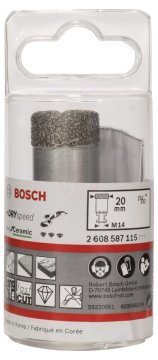Bosch Kuru Elmas Delici Uç DrySpeed Best For Ceramic 20x35 mm - 2608587115