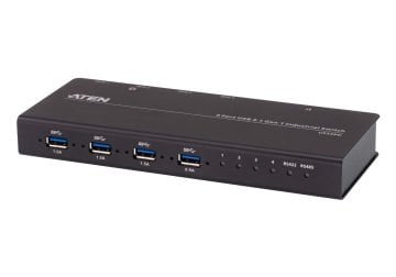 Aten 4 X 4 Usb 3.1 Gen1 Usb Arayüzüne Sahip Cihazları Paylaştıran Endüstriyel Hub Switch