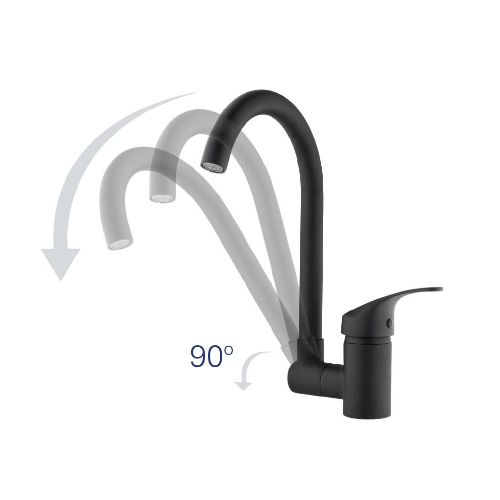 Kas Adonis Akrobat İnç U İnç Evye Arm. - Nero