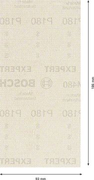 Bosch Ağ Zımpara Expert M480 93x186 mm 180 Kum (10 Adet) - 2608900747