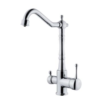 Kas Antik 2İn1 Arıtmalı Evye Arm. - Krom