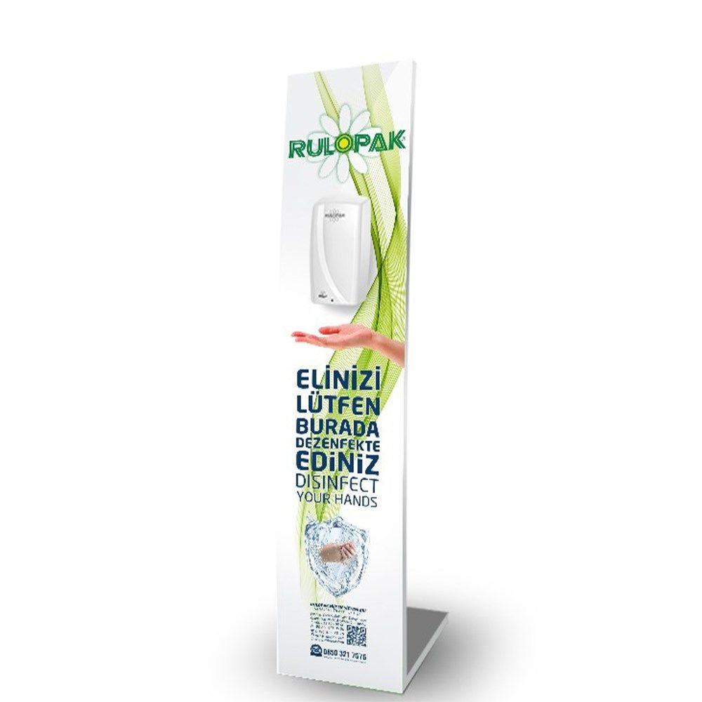 Rulopak Sensörlü Hijyen Standı