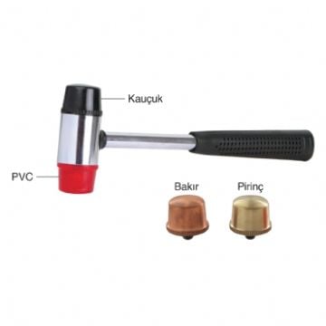 Groz Değiştirilebilir Kafalı Metal Saplı Çekiç Seti KIT/HMR/SF/4ST