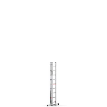 Çağsan Triomax Üç Parçalı Çok Amaçlı Alüminyum Merdiven 3x9 Basamaklı - TS185