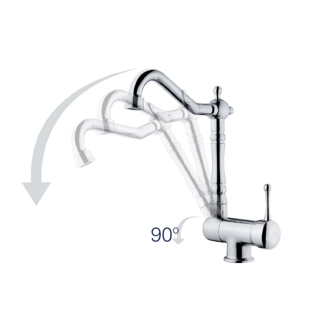 Kas Antik Klasik Evye Arm. - Pencere Önü - Krom