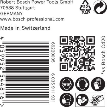 Bosch Expert Zımpara Kağıdı 93x186 120 Kum 8 Delikli 10 Lu Paket (2608901143) - 2608901143
