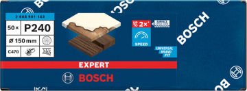 Bosch Expert Zımpara Kağıdı 93x186 120 Kum 8 Delikli 10 Lu Paket (2608901143) - 2608901143