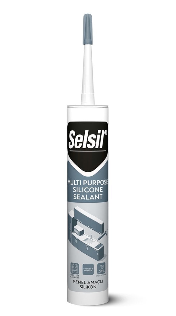 Selsil Genel Amaçlı Silikon 280 Gr Şeffaf