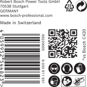 Bosch Expert Zımpara Kağıdı 93x186 120 Kum 8 Delikli 10 Lu Paket (2608901144) - 2608901144