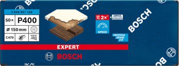 Bosch Expert Zımpara Kağıdı 93x186 120 Kum 8 Delikli 10 Lu Paket (2608901145) - 2608901145
