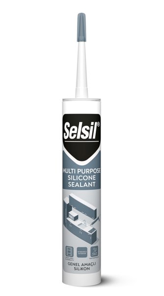 Selsil Genel Amaçlı Silikon 280 Gr Siyah