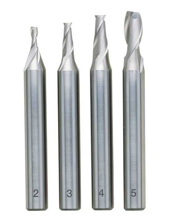Proxxon Freze Uç Seti 2-5 mm (4 Parça) (24610)