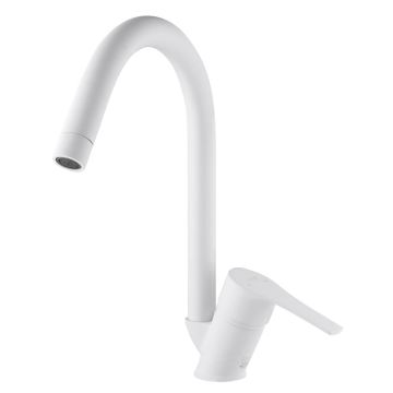 Kas Antoryum Kuğu Evye Armatürü Bianco