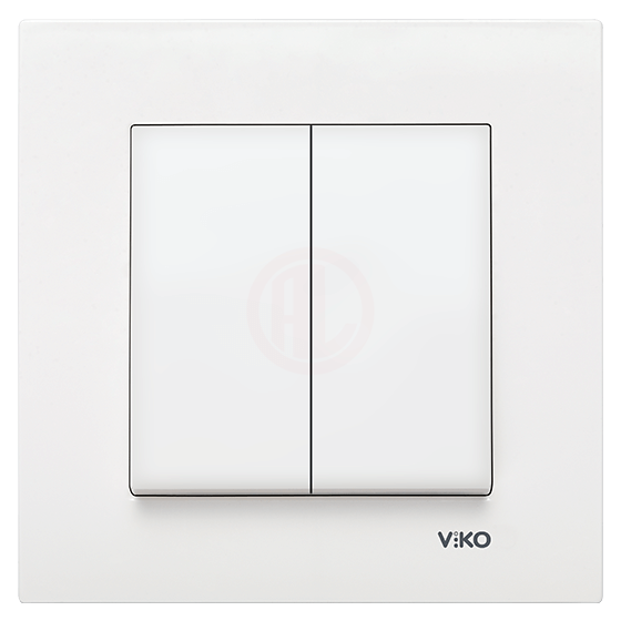 Viko Karre Beyaz Komütatör 90960X020 - 90960X020