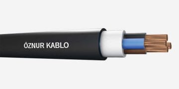 Öznur Kablo N2Xh 3X2,5 Mm Siyah