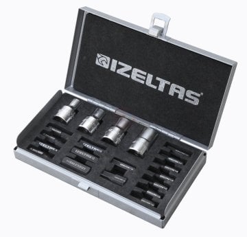 İzeltaş Manyetik Lokmalı Uç Takımı 1/2 İnç 20 Parça