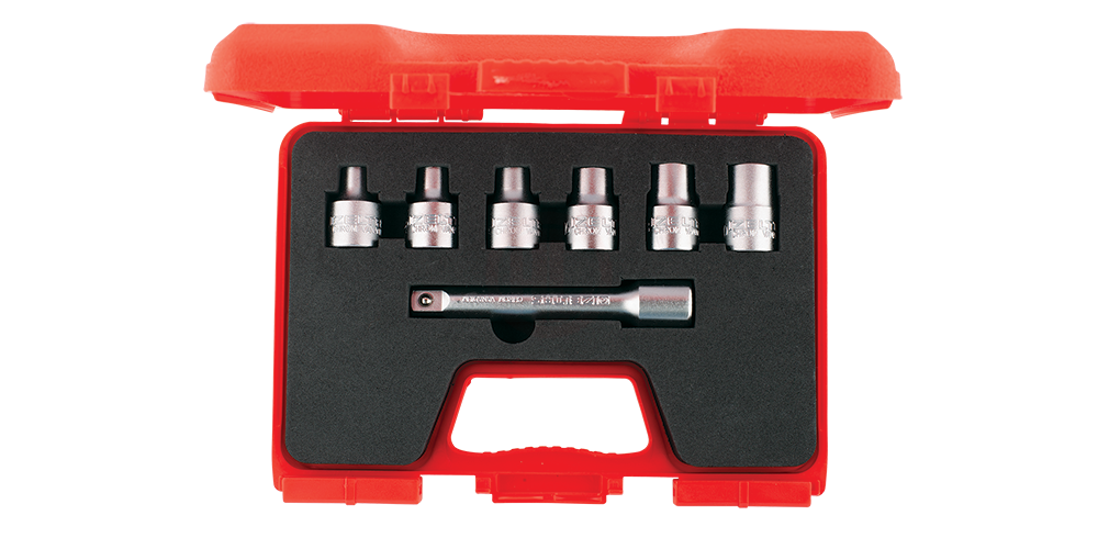 İzeltaş Star Torx Lokma Anahtar Takımı 1/2 İnç 7 Parça