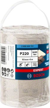 Bosch Ağ Zımpara Expert M480 93 mm x 5 Mt220 Kum (1 Adet) - 2608900781