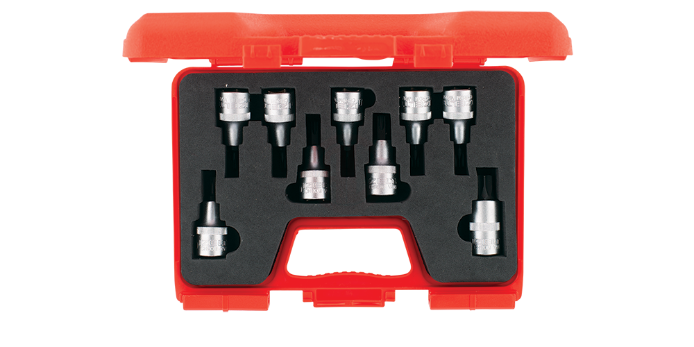 İzeltaş Lokmalı Torx Uç Takımı 1/2 İnç 60 mm 9 Parça