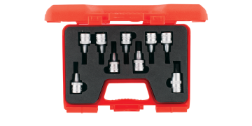 İzeltaş Lokmalı Torx Uç Takımı 1/2 İnç 60 mm 9 Parça