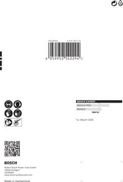 Bosch Expert Zımpara Kağıdı C470 115x107 60 Kum 6 Delikli 10 Lu Paket - 2608900891