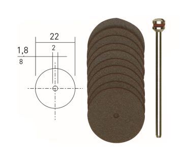 Proxxon Kesme Diski İnce 22 mm (10 Adet) (28810)