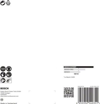 Bosch Ağ Zımpara Expert M480 Ø150 mm 400 Kum (5 Adet) - 2608900697
