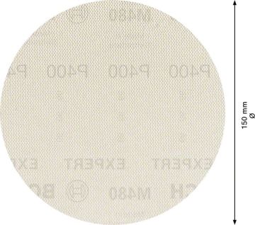 Bosch Ağ Zımpara Expert M480 Ø150 mm 400 Kum (5 Adet) - 2608900697