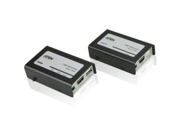 Aten Hdmı Usb Mesafe Uzatma Cihazı (Hdmı Usb Extender), Alıcı (Receiver) Ve Verici (Transmitter) Birim Dahil, 60 Mt