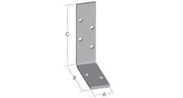 Ermo Ağır Yük Köşebent Asimetrik 90° 30x100x200 mm (195 88)