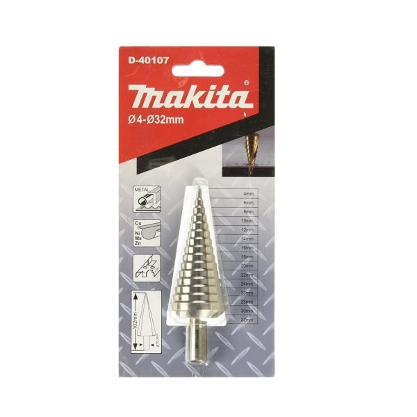 Makita D-40107 KADEMELİ MATKAP UÇ 4-32 MM - MAAD-40107