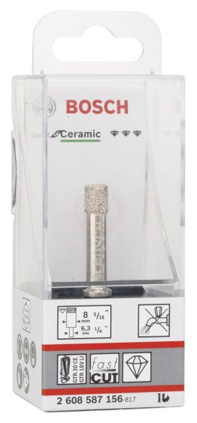 Bosch Best For Ceramic Kuru Elmas Delici Gtr 30 8X35 Mm - 2608587156