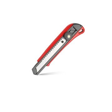AL Profesyonel Maket Bıçağı Stoplu Otomatik Kilit - Metal