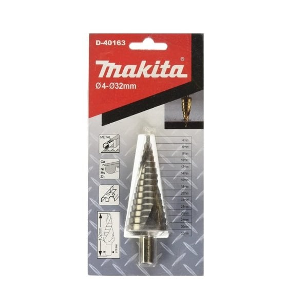 Makita D-40163 KADEMELİ MATKAP UÇ 4-32 MM - MAAD-40163
