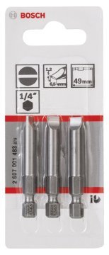 Bosch Vidalama Ucu Extra Hard S1,2x6,5x49 mm (3 Adet) - 2607001483