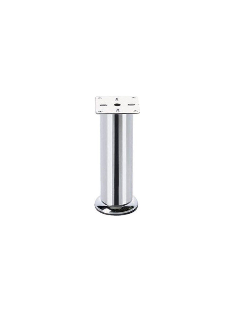 Keskin Metal Bingolu Ayak Ø 42 Metal Bingolu Krom Ayaklar, Krom, 15 cm