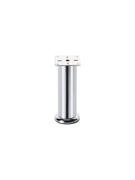 Keskin Metal Bingolu Ayak Ø 42 Metal Bingolu Krom Ayaklar, Krom, 15 cm