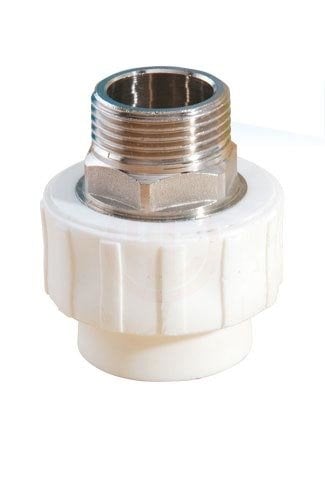 Plastherm PPRC Rakor Altı Köşe Dış Dişli 110x4 İnç DD - PP401100900