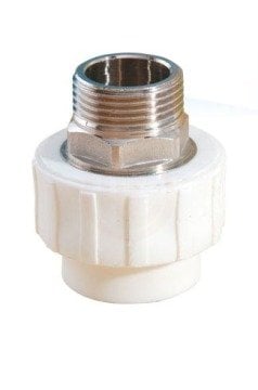 Plastherm PPRC Rakor Altı Köşe Dış Dişli 110x4 İnç DD - PP401100900
