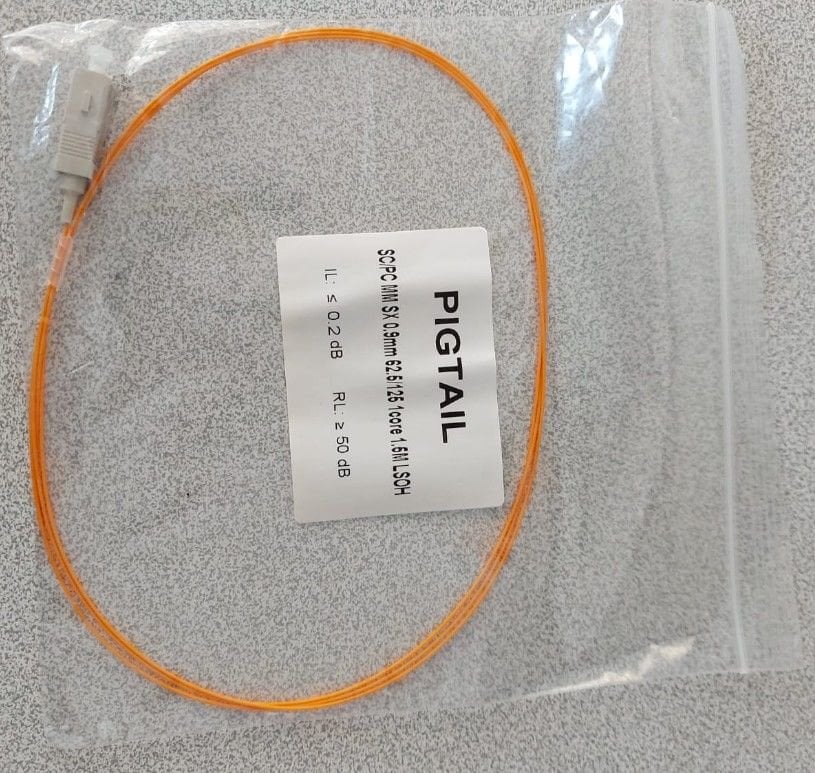 Oem Pigtail Sc Mm Sx 0.9Mm 62.5/125 1 Mt Lsoh