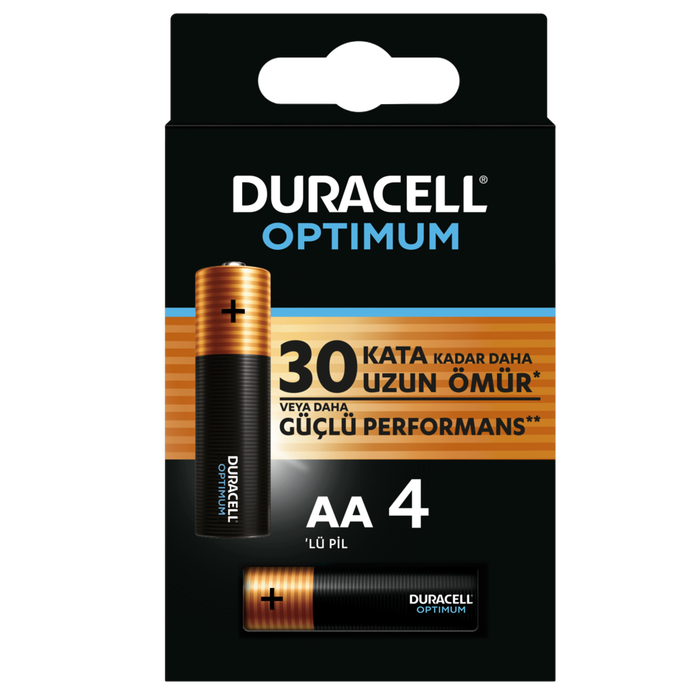 DURACELL OPTIMUM AA KALEM PİL 4LÜ