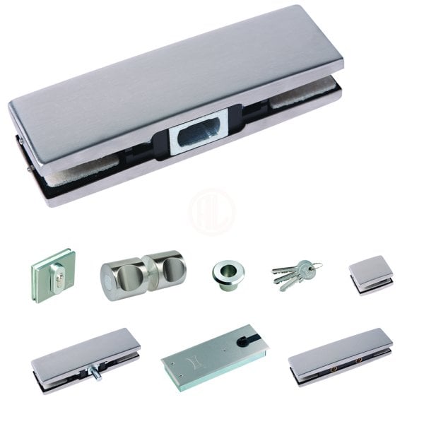 Kale Cam Kapı Aksesuar Seti-Kolsuz Cam Detaylı - KD070/12-400